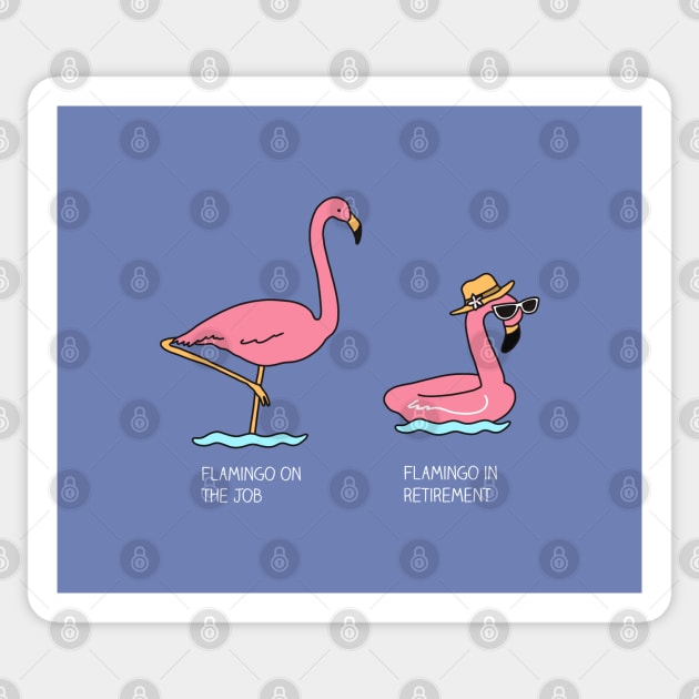 Flamingo Sticker by milkyprint